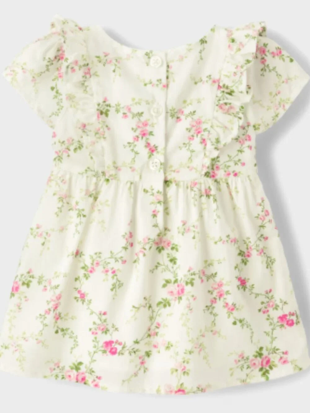 NWT Homegrown by Gymboree Floral Dress Headband Set 3-6M Organic Cotton